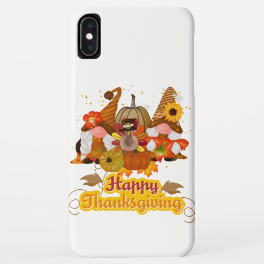 Happy Thanksgiving Gnome Case-Mate iPhone Hülle (Rückseite)