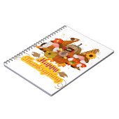 Happy Thanksgiving Gnome Notizblock (Linke Seite)
