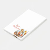 Happy Thanksgiving Gnome Post-it Notes Klebezettel (angewinkelt)