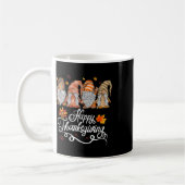 Happy Thanksgiving Gnomes Kaffeetasse (Links)