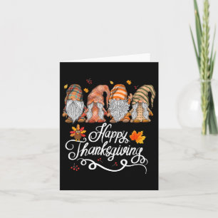 Happy Thanksgiving Gnomes Karte
