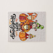 Happy Thanksgiving Gnomes Puzzle (Horizontal)