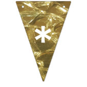 Happy Thanksgiving Gold White Shiny Glitzer Party Wimpelkette (Erste Fahne)