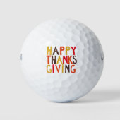 Happy Thanksgiving Golfball (Vorderseite)
