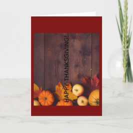 Happy Thanksgiving Greeting Card Karte
