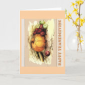 Happy Thanksgiving Greeting Card Karte (Gelbe Blume)