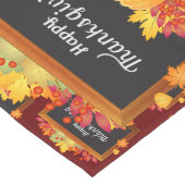Happy Thanksgiving Großer Tischläufer (Ecke)