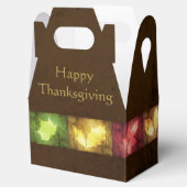 Happy Thanksgiving Grunge Blätter Geschenkschachtel (Geöffnet)