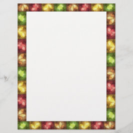 Happy Thanksgiving Grunge Blätter - Letterhead