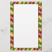 Happy Thanksgiving Grunge Blätter - Stationery Briefpapier (Vorderseite)