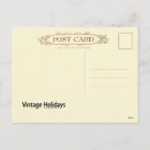 Happy Thanksgiving Grüße Feiertagspostkarte (Rückseite)