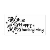 Happy Thanksgiving Gummistempel (Prägung)