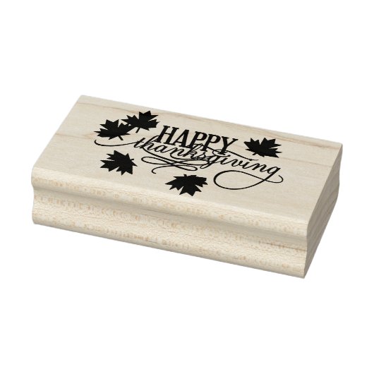 Happy Thanksgiving Gummistempel (Stempel)