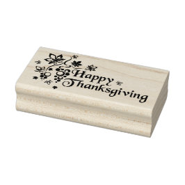 Happy Thanksgiving Gummistempel