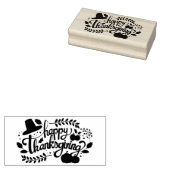 Happy Thanksgiving Gummistempel (Stempel)