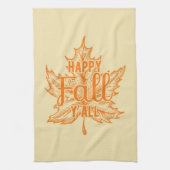Happy Thanksgiving Happy Fall Yall Geschirrtuch (Vertikal)