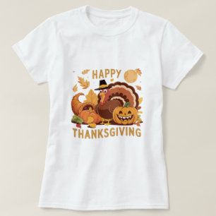 Happy Thanksgiving Herbst Ernte T - Shirt