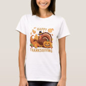 Happy Thanksgiving Herbst Ernte T - Shirt (Vorderseite)
