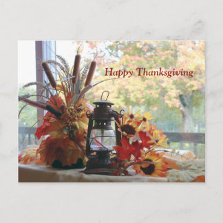 Happy Thanksgiving Herbstfarben Herbstbäume Feiertagspostkarte