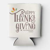 Happy Thanksgiving | HERBSTLAUB Dosenkühler (Vorderseite)