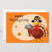 Happy Thanksgiving Holiday Card Feiertagskarte (Vorne/Hinten)