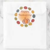 Happy Thanksgiving Holiday Sticker (Tasche)