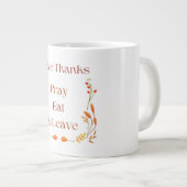 Happy Thanksgiving Holiday Tasse (Vorderseite Rechts)