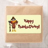 Happy Thanksgiving Holiday Türkei Labels (Insitu)