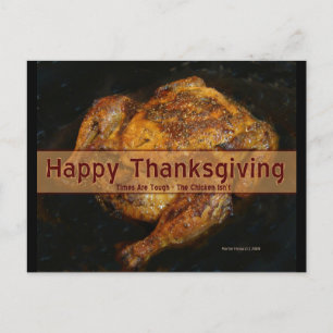 Happy Thanksgiving II   Blue Beach Song™ Postkarte