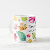 Happy Thanksgiving Kaffeetasse (Vorderseite Links)