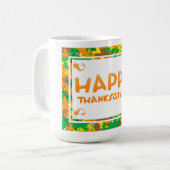 Happy Thanksgiving Kaffeetasse (Vorderseite Links)