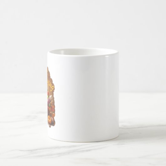 Happy Thanksgiving Kaffeetasse (Mittel)