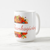 Happy Thanksgiving Kaffeetasse (VorderseiteRechts)