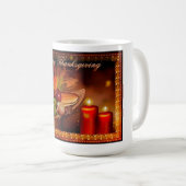 Happy Thanksgiving Kaffeetasse (VorderseiteRechts)