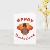 Happy Thanksgiving Karte (Gelbe Blume)