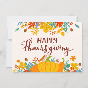 Happy Thanksgiving Karte