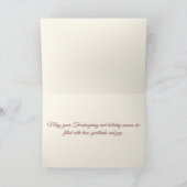 Happy Thanksgiving Karte (Innenseite)