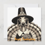 Happy Thanksgiving Karte (Vorderseite)