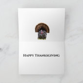 Happy Thanksgiving Karte (Innenseite)