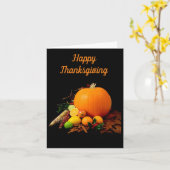 Happy Thanksgiving Karte (Gelbe Blume)