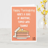 Happy Thanksgiving Karte (Gelbe Blume)