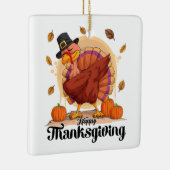 Happy Thanksgiving Keramikornament (Rechts)