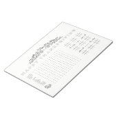 Happy Thanksgiving Kinder Aktivität Seite Färben Notizblock (angewinkelt)