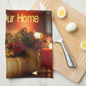 Happy Thanksgiving Kitchen Handtuch Leere Zuhause (Viertel Falte)