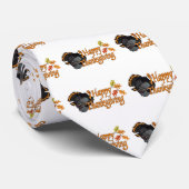 Happy Thanksgiving Krawatte (Gerollt)