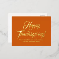 Happy Thanksgiving Kürbis benutzerdefinierte Skrip