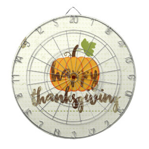 Happy Thanksgiving Kürbis Dartscheibe