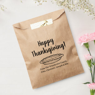 Happy Thanksgiving Kürbiskuchen niedlicher benutze Geschenktütchen
