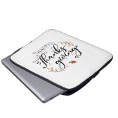 Happy Thanksgiving Laptopschutzhülle (Vorne Knopf)