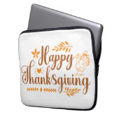 Happy Thanksgiving Laptopschutzhülle (Vorderseite Links)